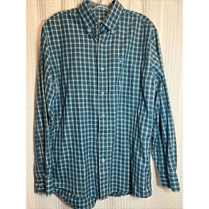 Southern Tide Men's Size M Classic Fit Long Sleeve Blue Turquoise Shirt 🐟 U5